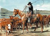 Western, Equine Art - Weaning Time